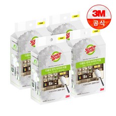 [3M]뉴 다용도 먼지떨이 리필 2입, 화이트, 4개