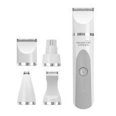 SAKANO KEN 坂野健電器 多功能四合一寵物電剪｜寵物美容、低噪音設計、安全刀頭, 白色, 1個