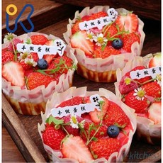 愛廚房 巴斯克蛋糕專用紙烤模紙 4吋/6吋/8吋 脫模紙 乳酪蛋糕, 1個, 6吋