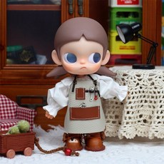 팝마트지거 지가 Zsiga 20cm 액션 피규어 관절인형 인형옷 인형불포함, 일반포장, 공예 가죽 앞치마+공구 세트(셔츠 신발 불포함)