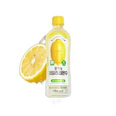 유기농 데일리 레몬수 NFC 레몬즙 제로슈가 물 대신 무가당 레몬워터, 1개, 500ml