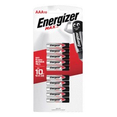 에너자이저 맥스 건전지 AAA 10입, 10개입, 1개