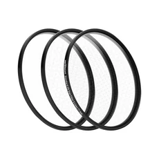 스타 필터 4/6/8 라인 주얼리 링 네일 사진 촬영 비디오 캐논 소니 후지 DSLR 카메라 렌즈, 13 39mm, 01 StarFilter 3pc 4 6 8