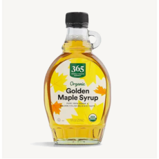365 by Whole Foods Market Organic Grade A Golden Color Maple Syrup 8 Fl Oz, 1개, 237ml