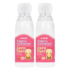케이맘 제로더스트 유아 섬유유연제 화이트플로럴향, 1L, 2개
