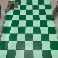 홍캐노피 맞춤재단 데크타일 베란다바닥재 바닥재, 1개, 그린/멜론