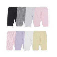 탑텐 TOPTEN 여아) 에센셜 코튼스판 5부 레깅스 MKE5PT2904 554073