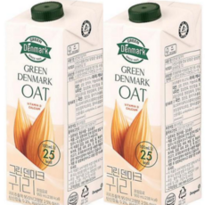 건강한 담백함 덴마크 그린덴마크 오트 귀리, 950ml, 18개