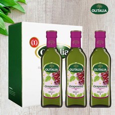 포도씨유500ml 3병 (선물세트), 500ml