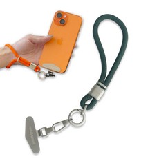 오굿띵 튼튼한 메탈 핸드폰 도난방지 손목 스트랩, 1개, 딥그린