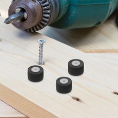 10개 비디오 레코더 액세서리 테이프 플레이어용 핀치 롤러 풀리 베어링 휠 고무 소음 감소 호환 카세트 데