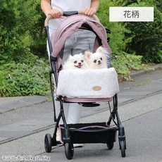 Pet Paradise 寵物推車圍邊保護墊 - 日本貝果貝果系列, 1個, 小碎花