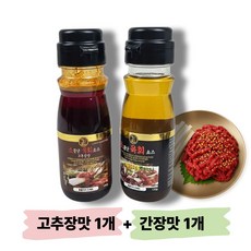 소문난 육회소스(120g) 간장맛1개+고추장맛1개, 120g