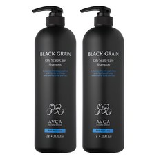아브카 흑곡 지성 두피케어 약산성 탈모증상완화 샴푸, 1L, 2개