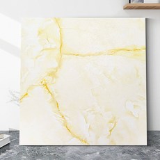 Fowod 800X800mm PVC붙이는 데코타일 접착식 정사각 장판 셀프시공 대리석 모방 바닥 스티커 1.6mm 두께, 6개, 접착식바닥E06