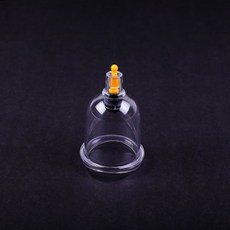 家用抽氣式真空拔罐器 加厚單罐 多尺寸可選 拔罐杯, 1個, 五號.外徑4.5cm,加厚款