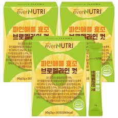 에버뉴트리 고역가 파인애플 효소 브로멜라인 소화효소, 90g, 3개