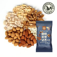 [산과들에] 하루견과 마이포켓넛츠 30낱봉 (땅콩3종&간식 3종 구성) 견과류 간식, 1개