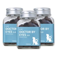 닥터바이 아이즈 강아지 눈 영양제 눈물 자국 냄새 루테인 보조제, 70정, 눈물개선/눈건강, 3세트