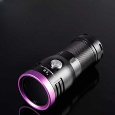 휴대용 uv라이트 펜라이트 낚시 펜 충전식 야외 블랙라이트 펜타입 방어 라이트 자석, 1개, 2. 120W 4램프 365nm (고글)