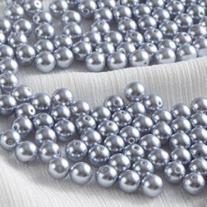 진주구슬 비즈, 그레이 8mm, 1개