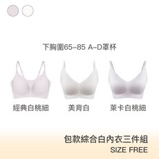 24HRS失憶內衣三件組，經典美背萊卡無鋼圈內衣
