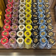 秒殺 39mm陶瓷籌碼高端德州撲克專用高檔棋牌室陶瓷籌碼, 1個, 紫色25片