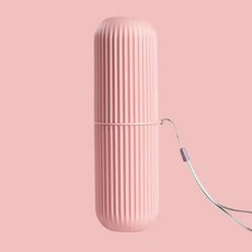 칫솔 스탠드 정리대 전동 홀더 공간 절약형 벽걸이형 욕실용품, Pink