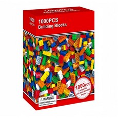 KC인증 리필 블록 1000PCS 레고 호환블록 두뇌발달, 1개 1개