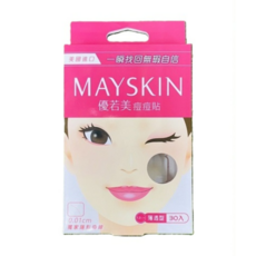 MAYSKIN 優若美隱形痘痘貼 薄透/吸收 (30入/60入/24入/12入) 痘痘護理, 1個, 30個裝