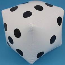 30CM 充氣骰子 派對沙灘球, 1個