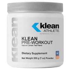 Klean Athlete 運動前補充劑 天然檸檬茶風味, 1個, 200g