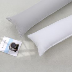 우리앤데코 알러지케어 바디필로우 롱쿠션 바디필로우커버 긴베개, 커버만, 화이트 사각 100X40cm
