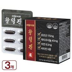 활력진 쏘팔메토 옥타코사놀 800mg, 3개, 60정