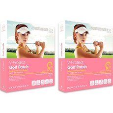 매드포코스 여성용 V 프로텍트 자외선차단 보습케어 쿨링 하이드로겔 야외스포츠 골프패치 5p, 2개 2개
