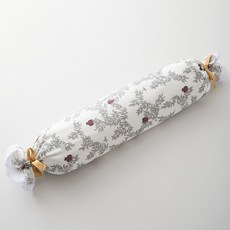 DFMEI 新生兒純棉蕎麥糖果枕可拆洗嬰兒A類側睡枕頭防側翻寶寶靠枕擋枕, 石榴(45*12cm)