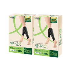 동국제약 센시안 밸런스 의료용 압박밴드, 2개, 블랙