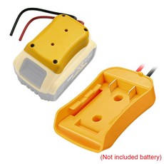 유압호스 피팅 어댑터 중장비 Dewalt 18V/20V 최대 배터리 도크 전원 DIY 변환기 커넥터 12AWG 홈 전동 공구 부품 교체, [01] 옵션1