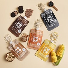 [다신샵] 고단백 프로틴쉐이크 단백한끼 5종 혼합세트(곡물+초코+검은콩+귀리+옥수수), 15개, 25g