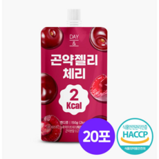 데이앤 2칼로리 곤약젤리 체리, 150g, 20개
