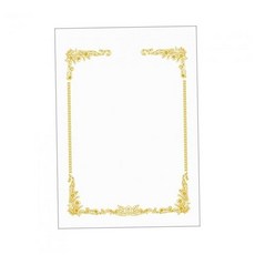 우진 로얄 금박상장용지 100매 G10 A4 160g (1개입) 79000EA 1EA, 팩 1개입