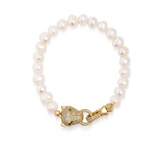 니알라야주얼리 팬서 펄 브레이슬릿