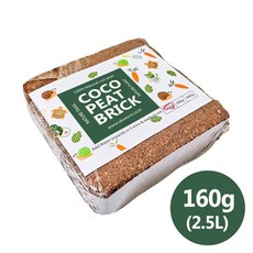 세경팜 압축 코코피트 블럭 달팽이흙 달팽이키우기, 160g, 1개