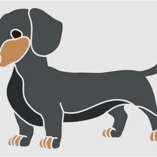 마운틴 뷰 스텐실 플라스틱 계곡 소나무 그림 태양 새 벽, 1개