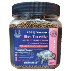 維益特 Dr.Turtle 水龜飼料 挑嘴幼體配方 小顆粒 5公分以下適用 浮水性, 1個, 300g