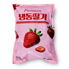 무가당 냉동딸기 1kg, 1개