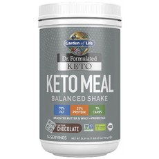 Garden of Life 巧克力味平衡奶昔, 1個, 700克