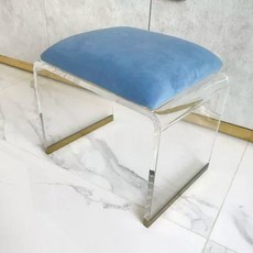 아크릴 테이블 탁자 사이드 인테리어 70x40x75cm 협탁 거실, Q. 하늘색소 길이 3 너비 3 높이 6CM