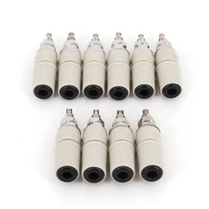호환 10Pcs 4mm 황동 M5 고전류 바나나 여성 잭 패널 소켓 테스트 바인딩 포스트, 01 Black