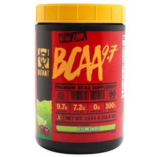 MUTANT BCAA運動保健粉 柳橙櫻桃味, 1044g, 1罐